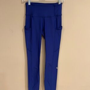 Lululemon Cobalt Blue Leggings Sz Small